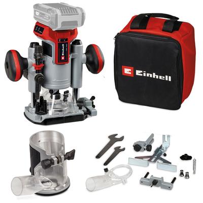 Akku-Fräse EINHELL "TP-RO 18 Set Li BL - Solo", rot, B:97mm H:184mm L:152mm, Fräsmaschinen, ohne Akku und Ladegerät