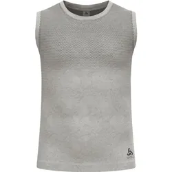 Odlo, Herren, Funktionsshirt, Performance Light Rain Dye BL Top Singlet (M), Grün, Grau