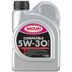 Motoröl Meguin 6561 megol Compatible SAE 5W-30 Plus 1 Liter