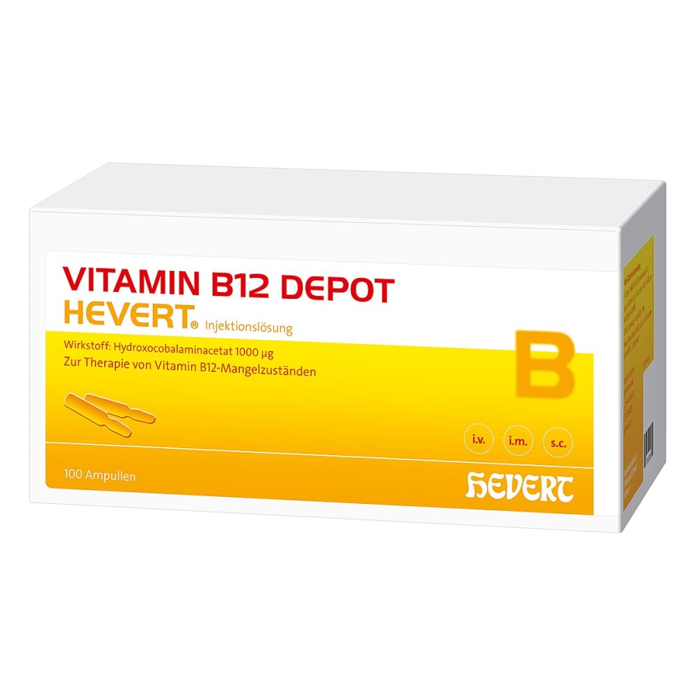 Hevert-Arzneimittel GmbH & Co. KG Vitamin B12 Depot Hevert Ampullen 06078380