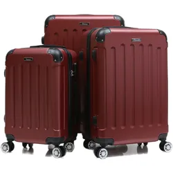Reisekoffer Koffer 3 tlg Hartschale Trolley Set