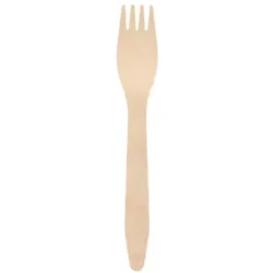 Papstar Gabeln, Holz "pure" 16,5 cm, 10 x 100 Stück