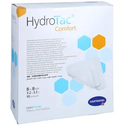 Hydrotac Comfort Schaumverband 8x8 cm st 10 St