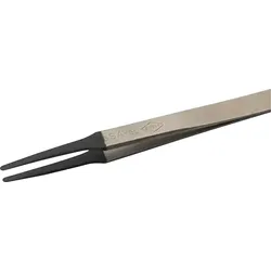 EREM 2ASASLT - Präzisionspinzette, flache abgerundete Spitzen, 123 mm