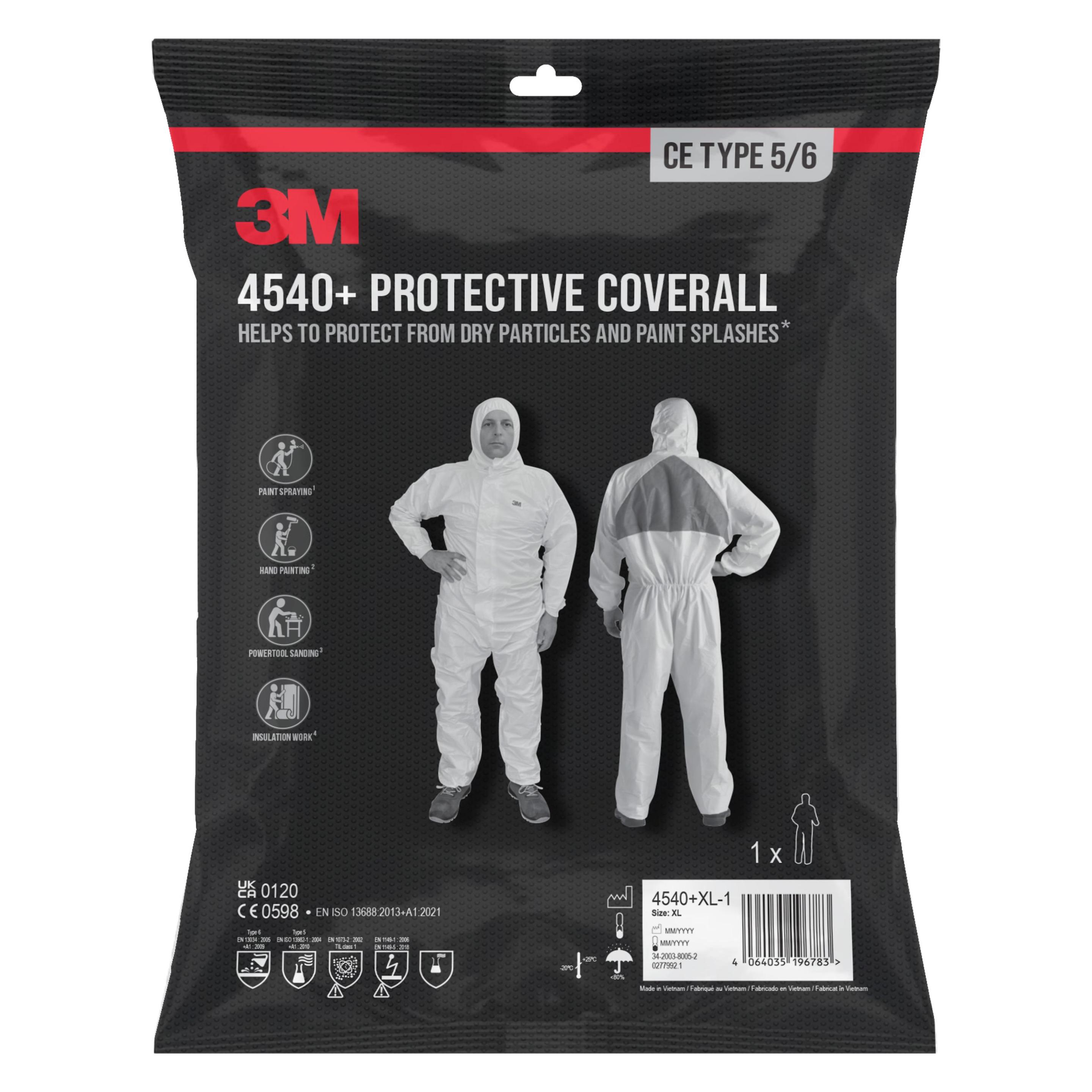 3M Schutzanzug 4540+ (XL, 1x) (4540+L-1)