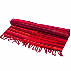 Small Rag Rug - 50x90cm - premium quality - Shocking Pinks