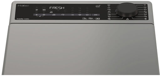 HAIER Series 7 T , Lavatrice Carica dall'alto 8 KG, Classe A, 1200 giri, Antracite, Inverter, Vapore, Wi-Fi, THASN286TMR5-S