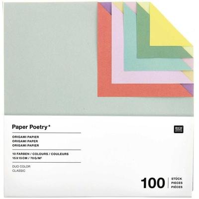 Origami Duo Color, Classic MIX, 15 x 15 cm, 100 Blatt