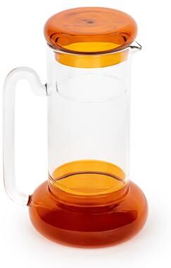 Elle Decor Bedside Pitcher Set Carafe with Cup - 32-Ounce Carafe