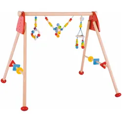 Goki, Krabbeldecke + Spielbogen, Baby-Fit Regenbogen