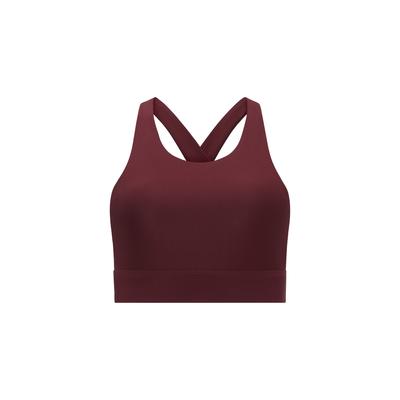 Sport-BH FABLETICS "Fabletics Sport-BH NO-BOUNCE HIGH IMPACT SPORTS BRA", Damen, Gr. XXS, rot, BHs Sport-BH, mit breitem Unterbrustband