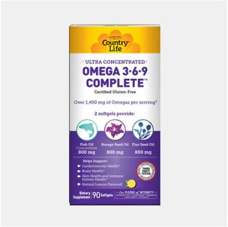 COUNTRY LIFE ULTRA OMEGA 3.6.9 90 CAPSULAS
