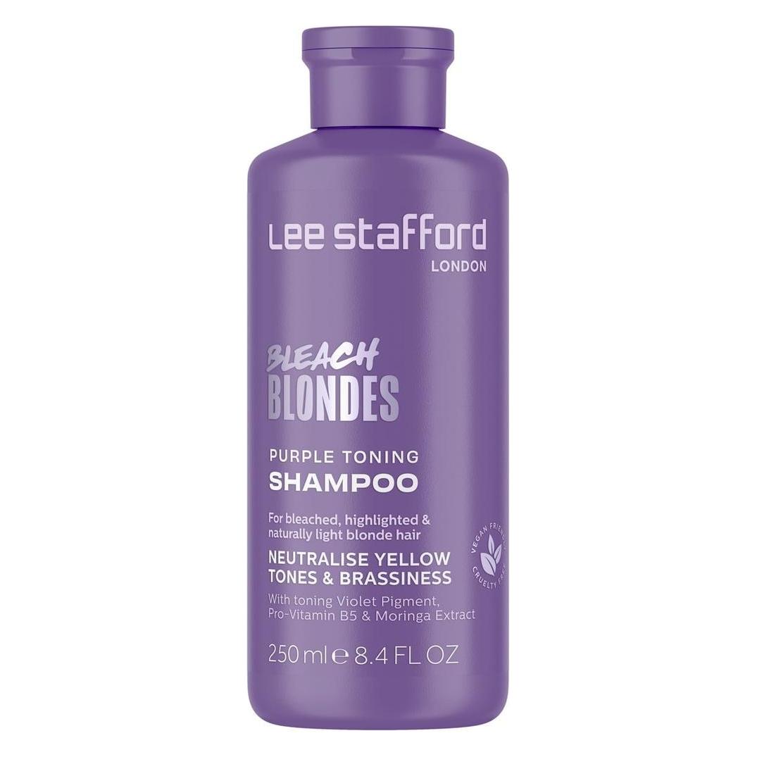 Lee Stafford Bleach Blondes Purple Toning Shampoo 250 Ml (Flüssiges Shampoo, 250 ml) (9347108051574)
