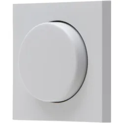 Kopp 490634187 ATHENIS - Dimmer-Abdeckung für Druck-Wechseldimmer, Farbe: grau matt
