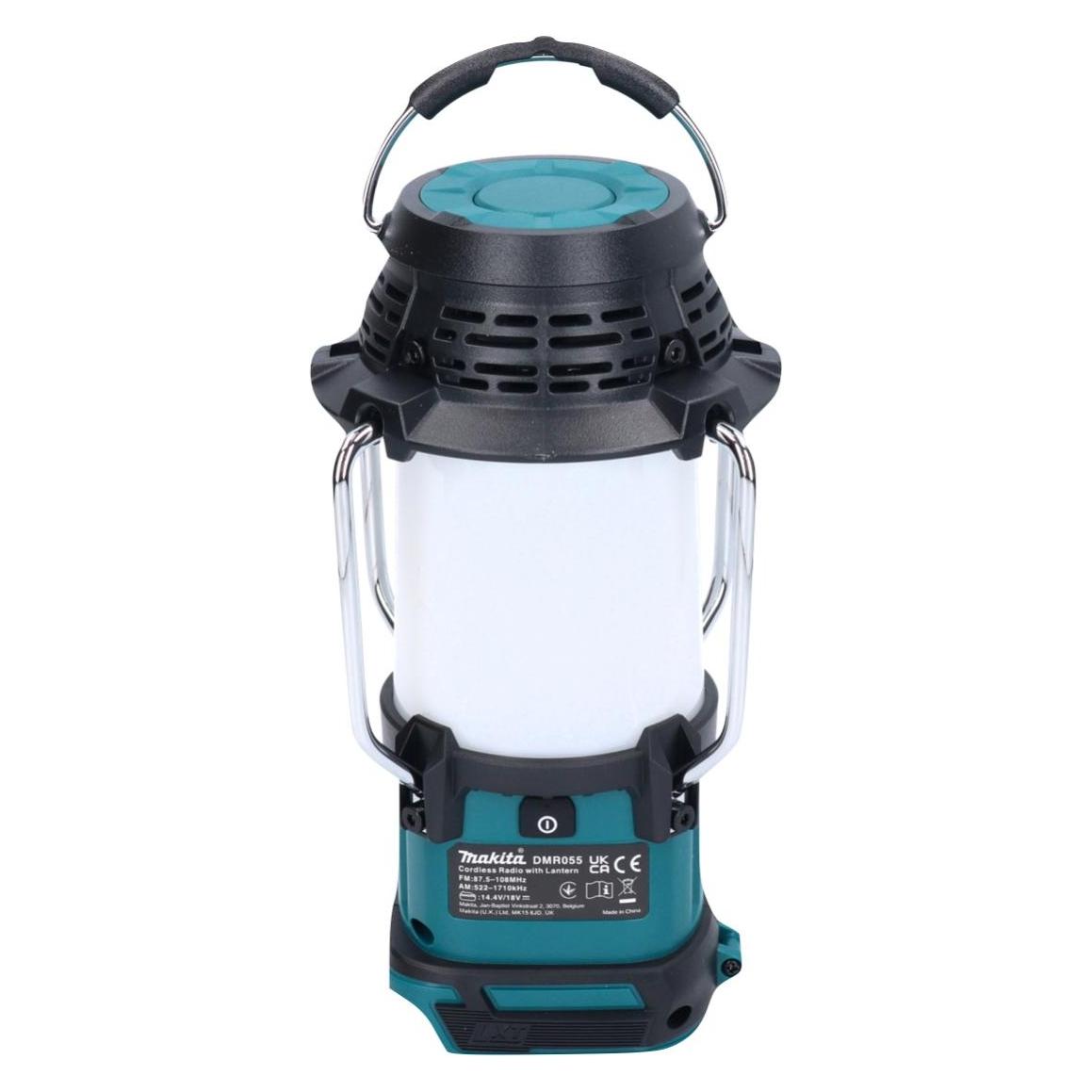 Makita DMR 055 RT1 Akku Radio 18 V FM mit Laterne 360° Taschenlampe + 1x Akku 5,0 Ah + Ladegerät (AM, FM) (DMR055RT1)
