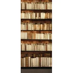 Scheurich Türfolie Antikes Bücherregal, für Innen- Außentüren