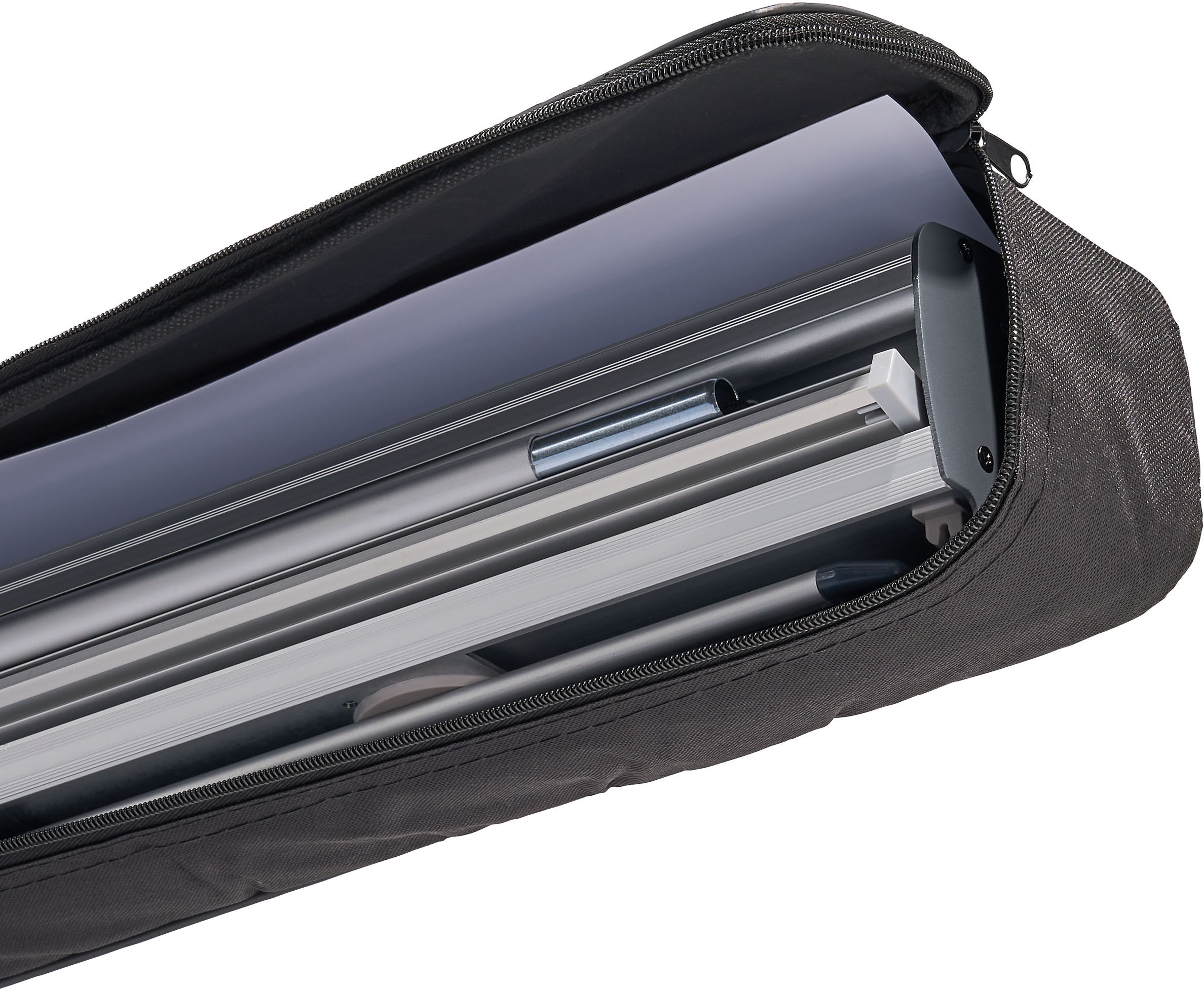 SPRINTIS Roll Up Premium, sans impression, 200 x 100 cm, aluminium, argent