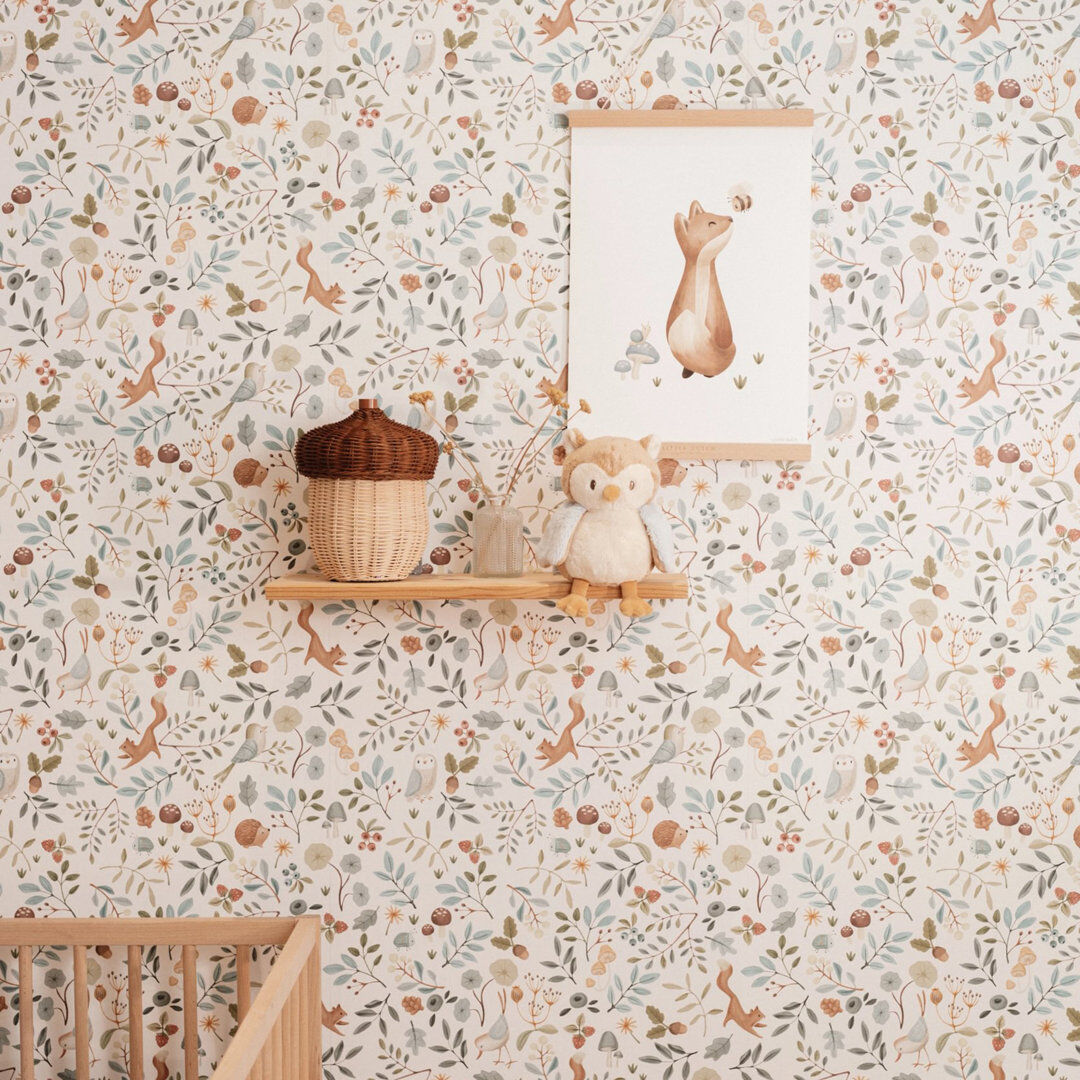 Little Dutch Forest Wonders Wallpaper Beige 1,000cm L