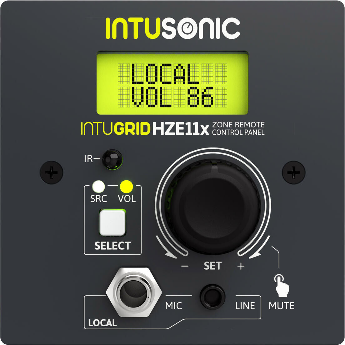 Intusonic Hze11+ Zonen Fernbedienungspanel