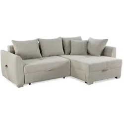 Ecksofa mit Funktion Boomer Cord Light Greige