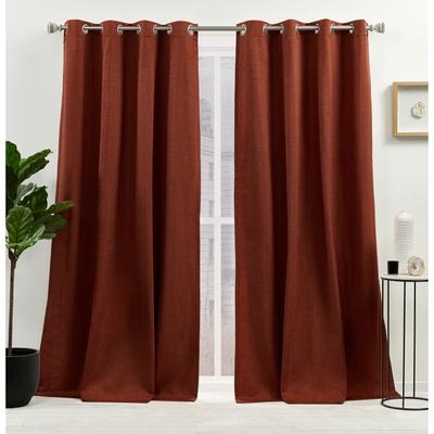 Nicole Miller New York Sawyer Light Filtering Grommet Top Curtain Panel Pair