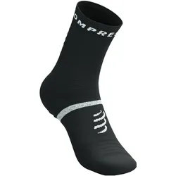 Compressport, Unisex, Sportsocken, Pro Marathon Socks V2.0 (39 - 41), Weiss, Schwarz