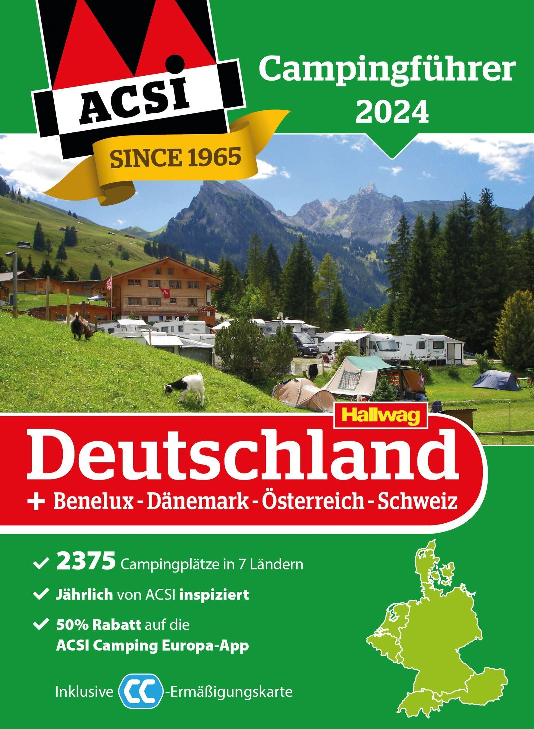 ACSI - ACSI Campingführer Deutschland 2024 - Preis vom 10.10.2026 11:48:34 h