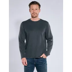 engbers Herren Rundhals Shirt Grau regular uni Rundhals - XXL