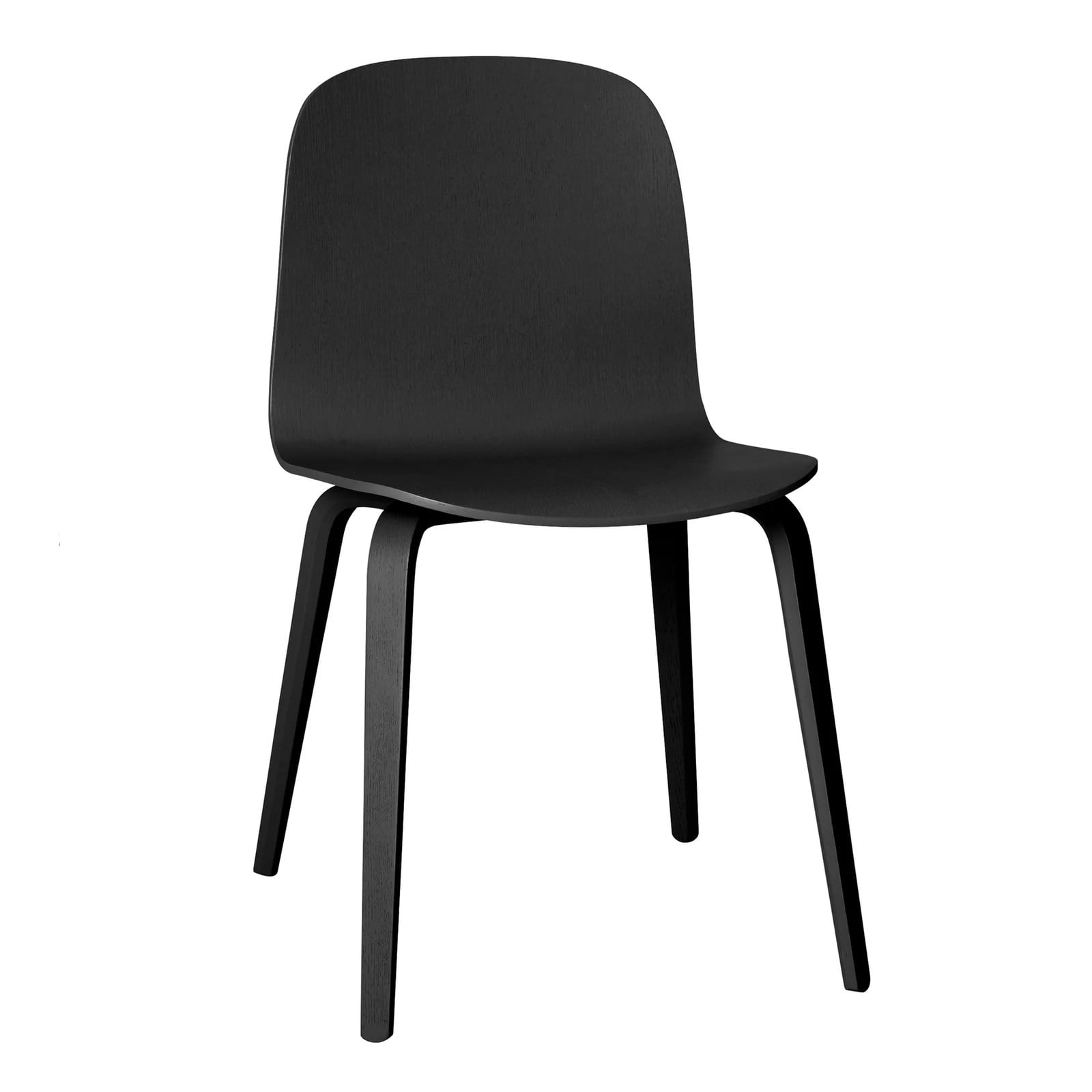 Muuto Visu Chair met zwart houten onderstel