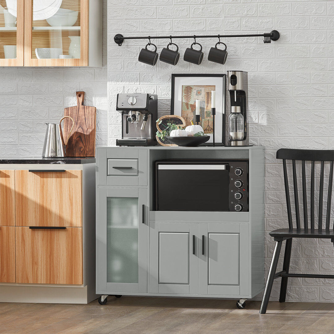17 Stories Kelon 89 cm H Kitchen Unit without Appliances Grey 89cm H X 88.5cm W X 40cm D