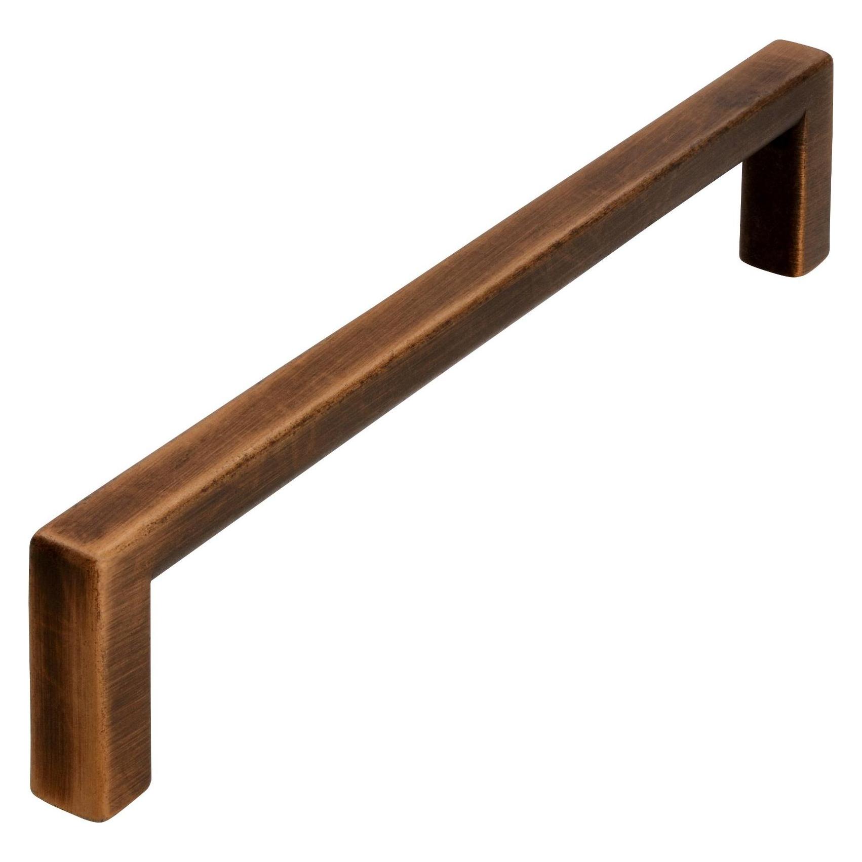 Siro Schubladengriff Macha Möbelgriff B 136 mm, Griff ZN Messing schwarz gebürstet (218114)