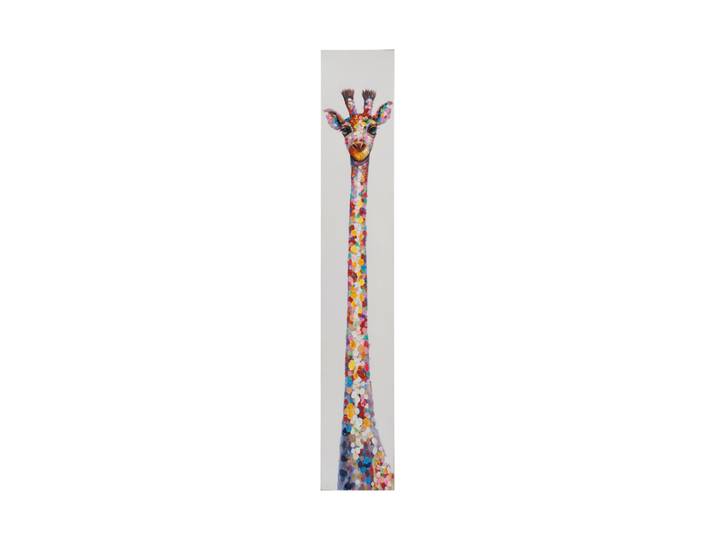 Handgemaltes Bild „Giraffenhals“ 25 x 150 cm Multicolor Crea Collection