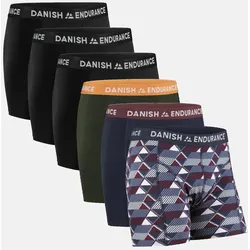 CLASSIC TRUNKS - 6-Pack - Schwarz | Grün/Orange | Marineblau/Bordeaux | Retro - 3XL