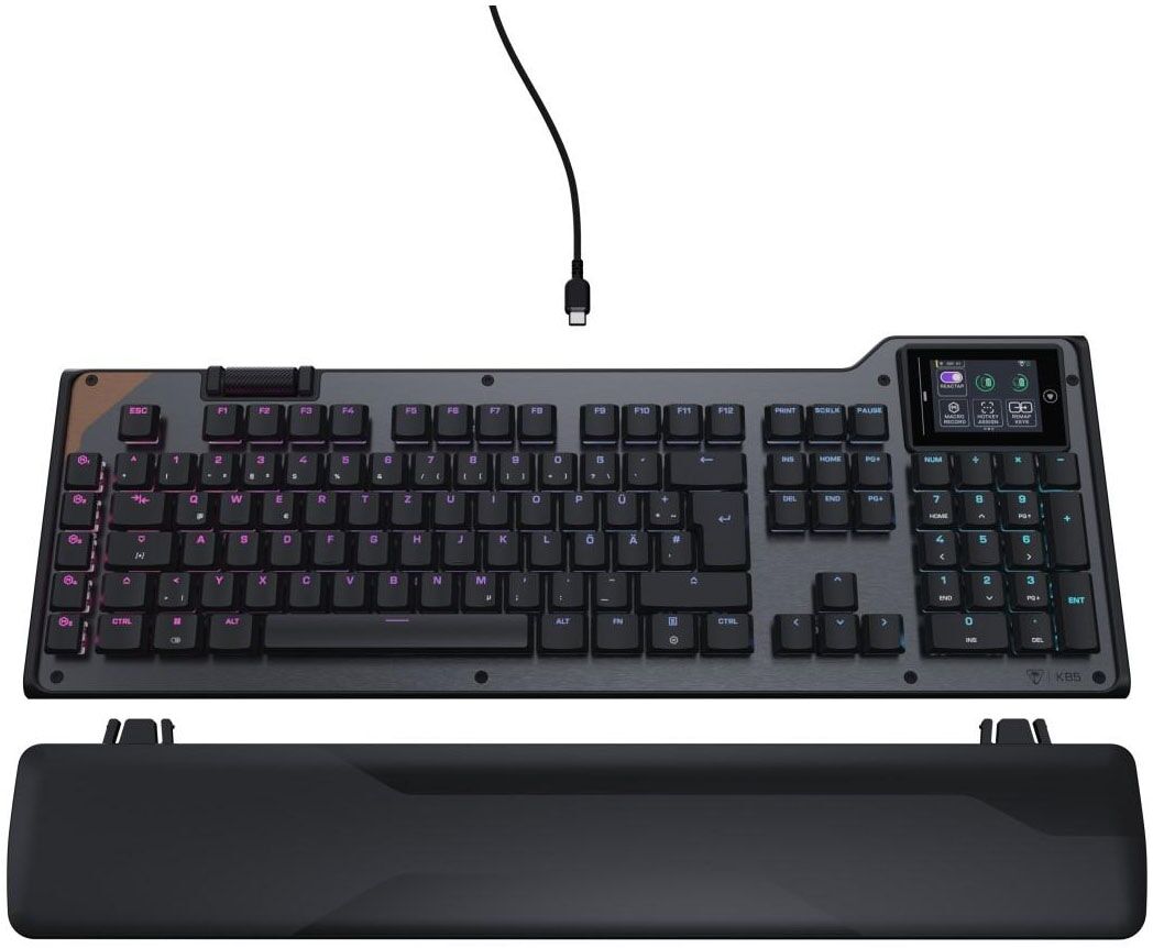 TURTLE BEACH Gaming-Tastatur "Command KB5", schwarz, B:25,7cm H:2,7cm T:47,7cm, Tastaturen