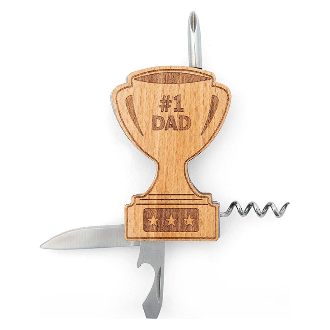 Kikkerland Dad Trophy Multi-Tool (5 Funktionen) (KKCD706)