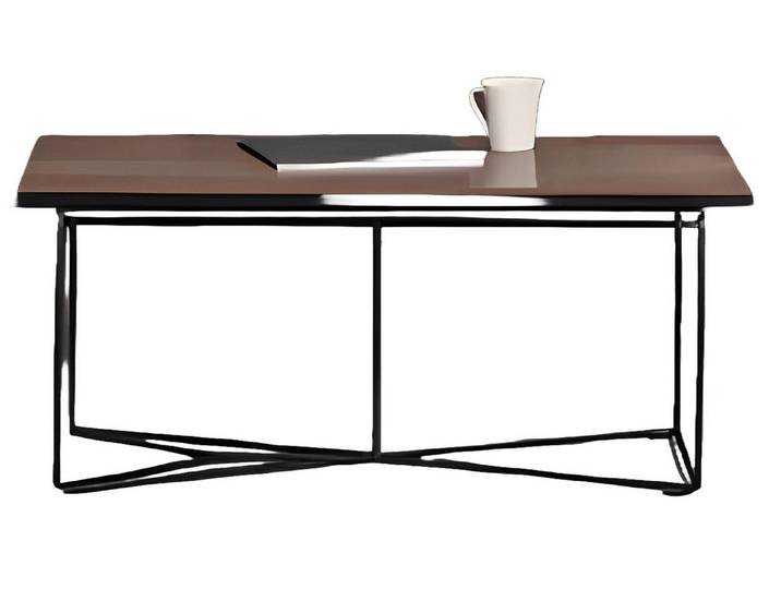 Xlmoebel Couchtisch Moderner brauner Design-Tisch für Büro und Wohnzimmer (Couchtisch), Hergestellt in Europa