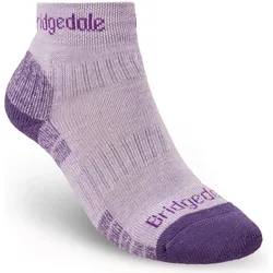 Bridgedale, Damen, Sportsocken, Lightweight Merino Performance (M), Grau, Violett