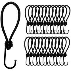 25 Stk. Spanngummi 15cm Expander mit Haken 5mm Universal Ladungssicherung für Planen und Anhängernetz