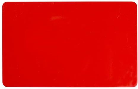 Zebra 104523-130  tarjetas pvc rojas (500 unidades)