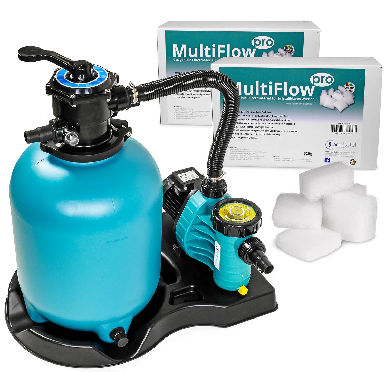 Filteranlage BRILLANT+ 400, AquaPlus 6 + MultiFlow