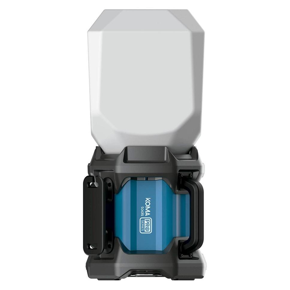Koma Tools Lp-50 Profi-LED-Arbeitsleuchte, wiederaufladbar, 50 W, 5000 lm, 4500 mAh, 205 x 205 x 470 mm (5000 lm) (78256409)