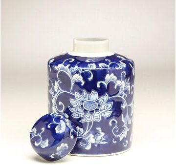 Orchard Creek Designs Finnell Porcelain Floral Jar