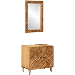 vidaXL, Badezimmerschrank, Badezimmerschrank (33 x 62 x 58 cm)