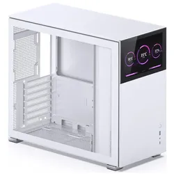 Jonsbo D41 Screen ATX (ATX, DTX, mATX, Mini-ITX), PC Gehäuse, Schwarz, Transparent, Weiss