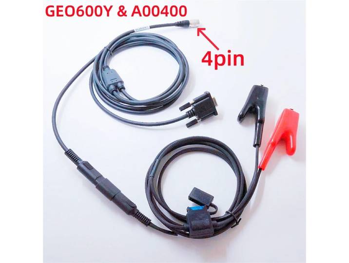 Câble de données de type Y de station totale GEO600Y Applicable au câble d'alimentation en Y de données Trimble 5600 3600