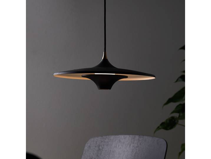 Suspension Moja Ø35 Black - LOOM DESIGN - Salon / séjour - Moderne - Aluminium - À ampoule unique
