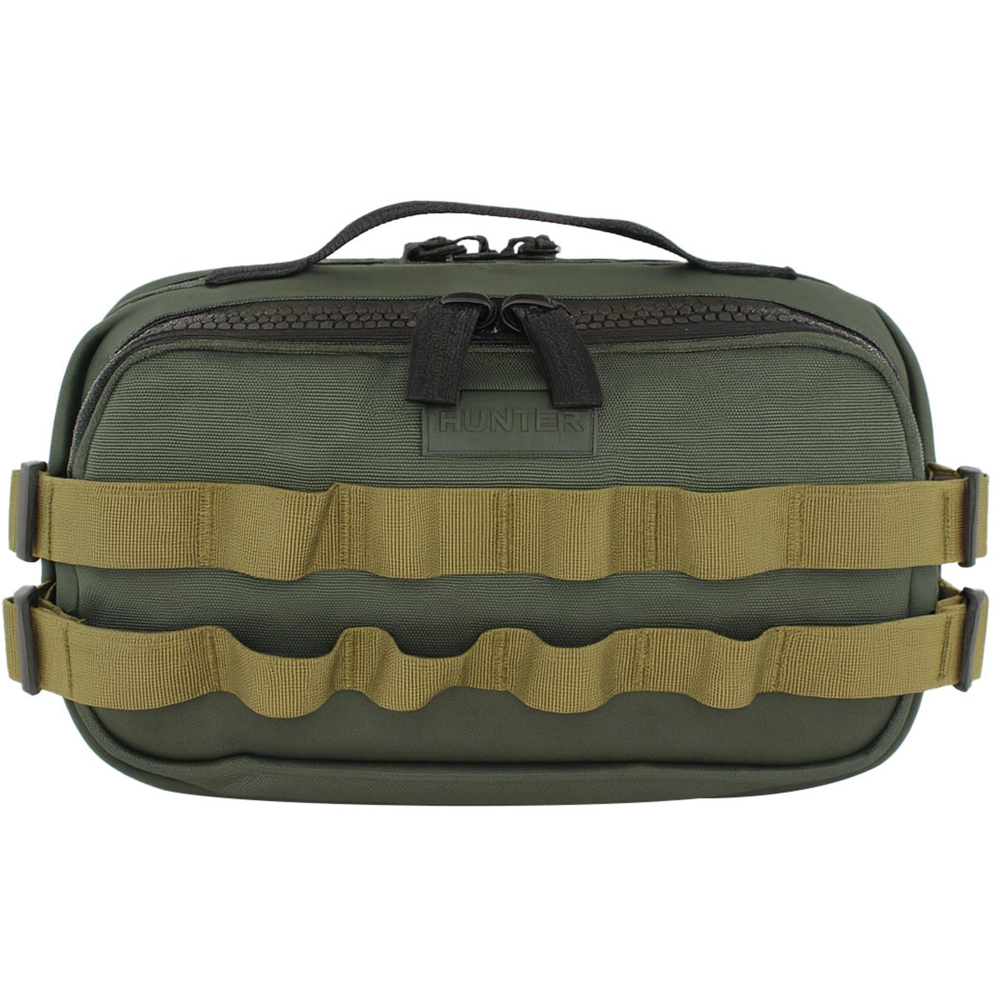 Hunter Explorer Multitaschen Schultertasche in Grün