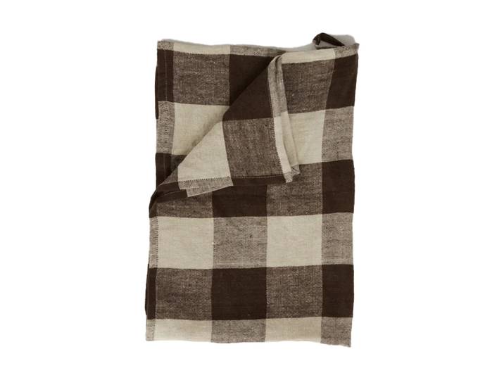 Olsson & Jensen Torchon en lin Johanna 45x65 cm Brun/naturel