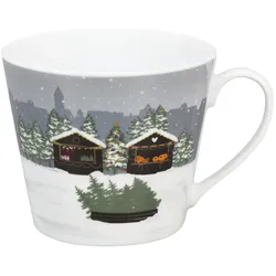Krasilnikoff Happy Cup, Christmas Stall, Ø 10, Höhe 9 cm