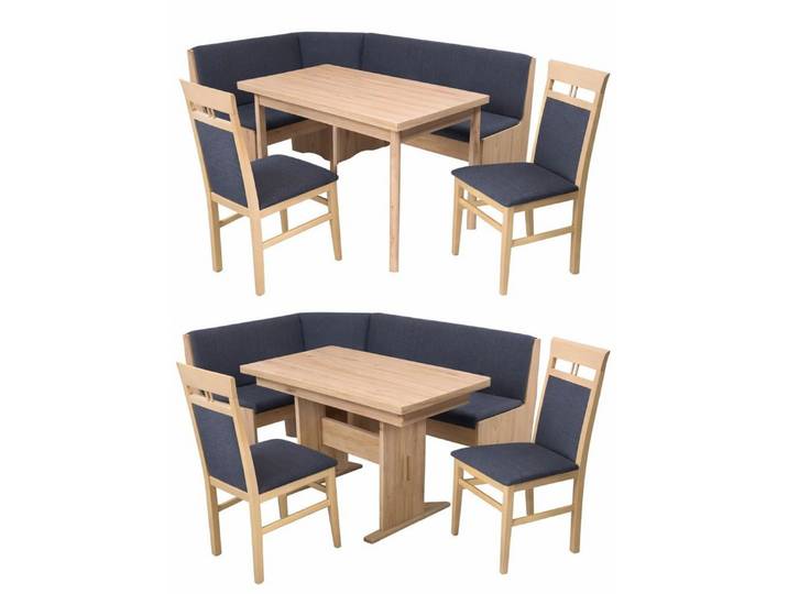 Stolebaenk Eckbankgruppe Duisburg PE/MAIB Artemis, (Eckbankgruppe, 1xEckbank, 1x Tisch, 2 x Stuhl)